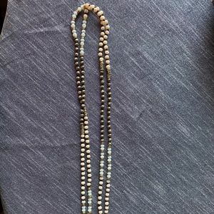 Long beaded necklace